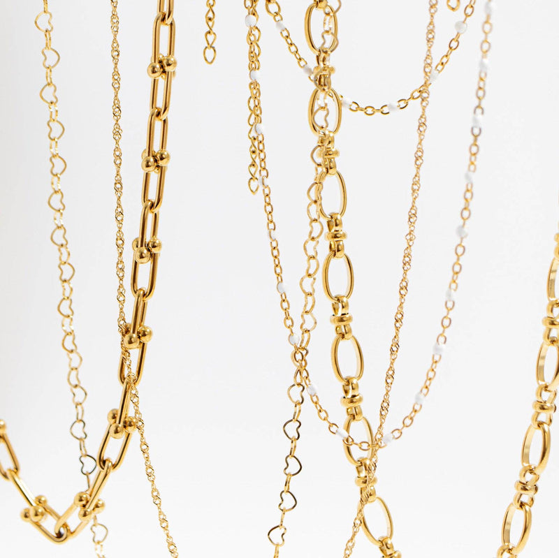 WJW | 18K Gold PVD Statement Chain Necklace