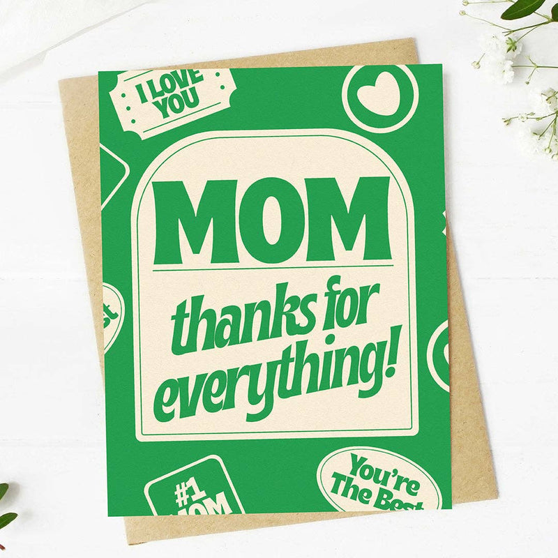 Big Moods | Mom, thanks for everything!" #1 Mother's Day Card
