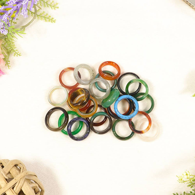 Natures Artifacts | Assorted Semi-Precious Gem Stone Rings