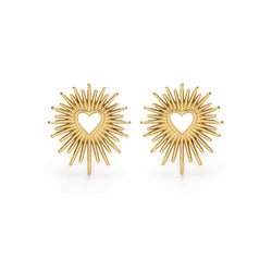 Mind's Eye Design | Open Heart Stud Earrings