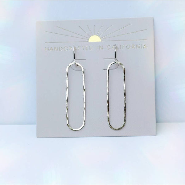 Mind's Eye Design | Geometric Threaders- Oval Earrings