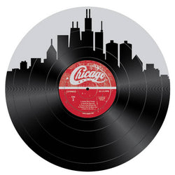 Transit Tees | Skyline Vinyl Record Sticker