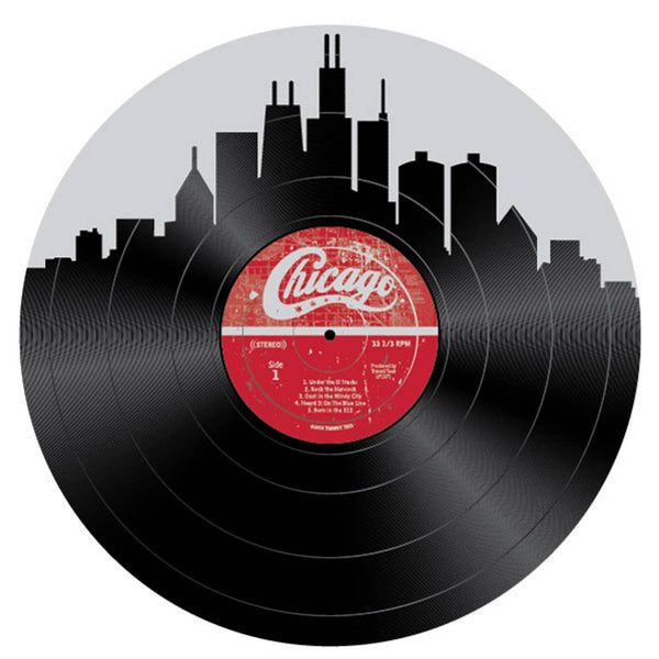 Transit Tees | Skyline Vinyl Record Sticker