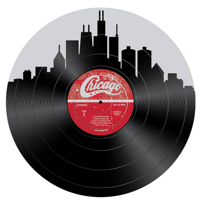 Transit Tees | Skyline Vinyl Record Sticker