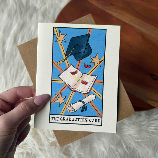 Big Moods | "The Graduation Card" Tarot Themed Greeting Card