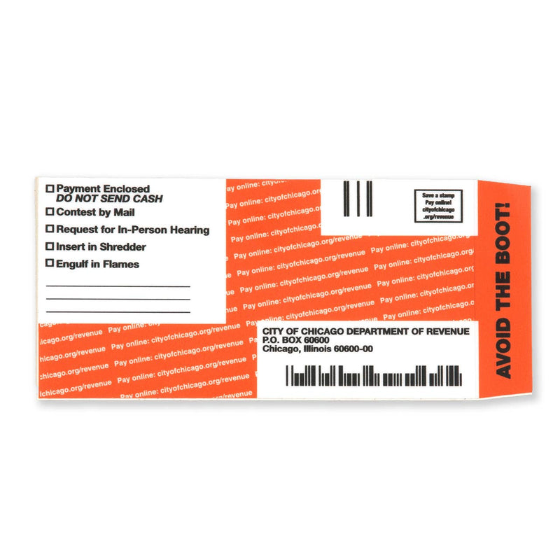 Transit Tees | Parking Ticket Sticker