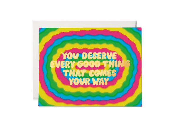 Red Cap Cards | Every Good Thing congratulations greeting card