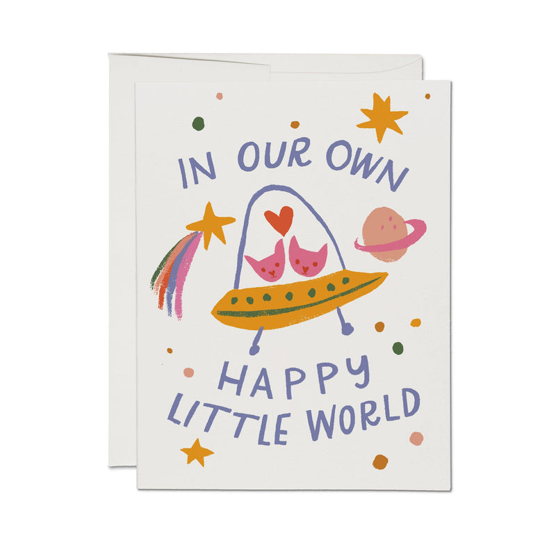 Red Cap Cards | Happy Little World greeting card