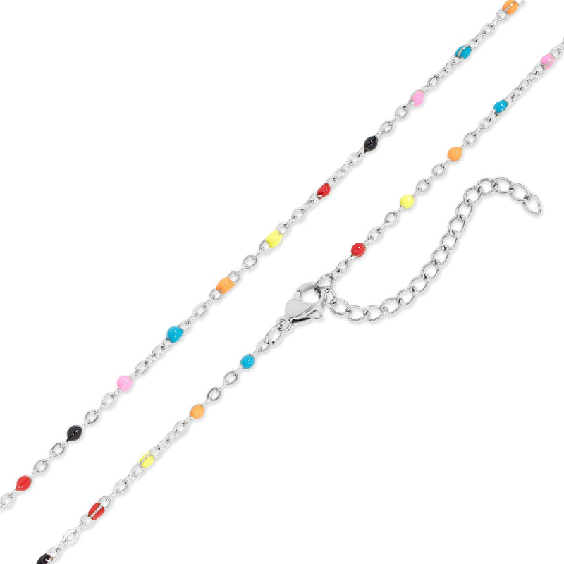 WJW | Multi Confetti Chain Necklace