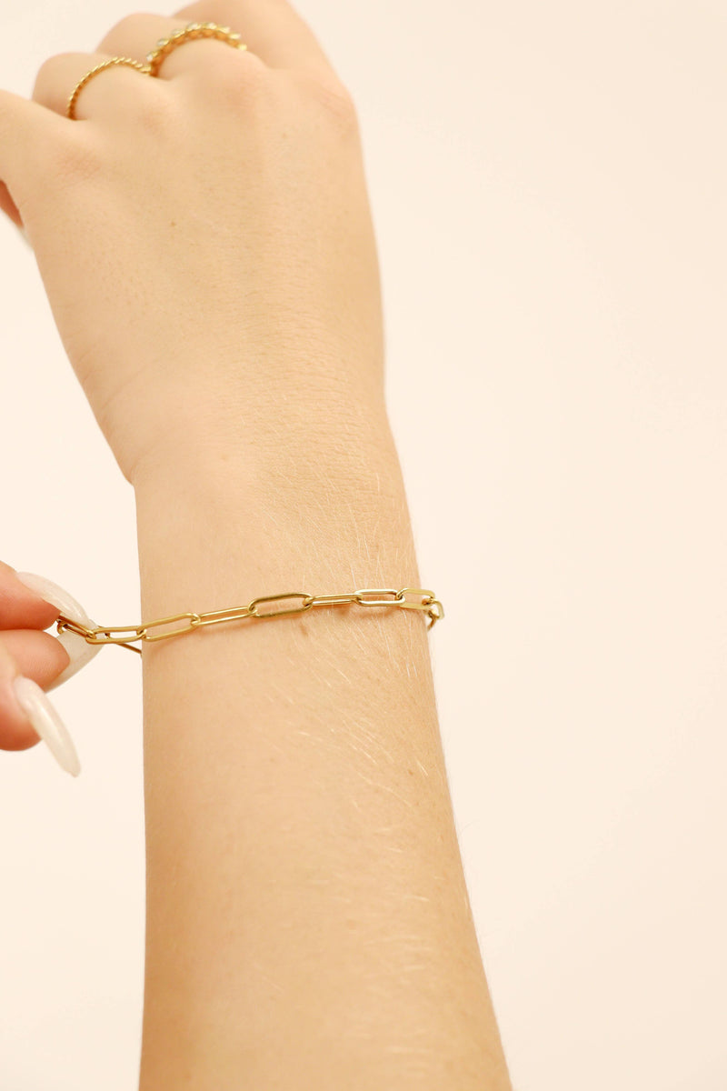 WJW | Paperclip Chain Bracelet
