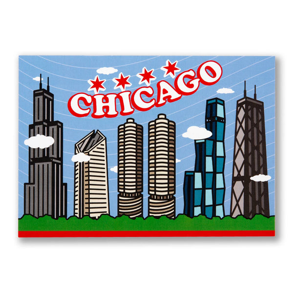 Transit Tees | Chicago Skyline Postcard