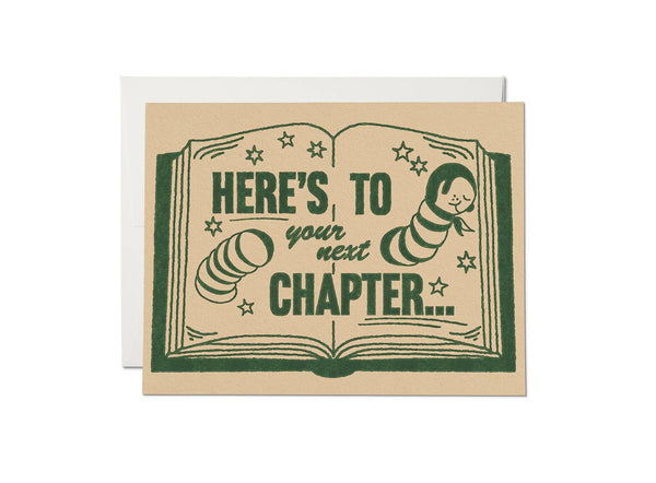 Red Cap Cards | Next Chapter congratulations greeting card