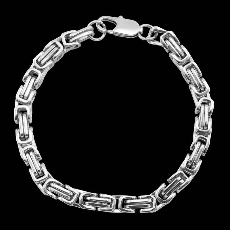 WJW | Stainless Steel Byzantine Chain Bracelet