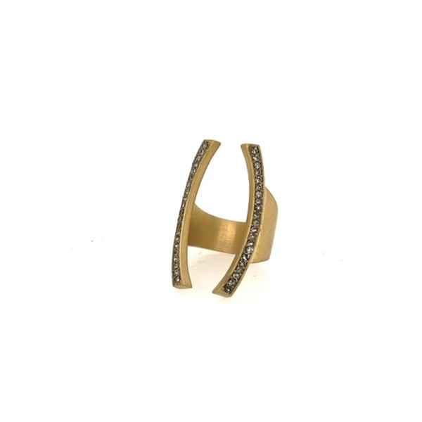 Rebel Curved Bar Ring #rr23