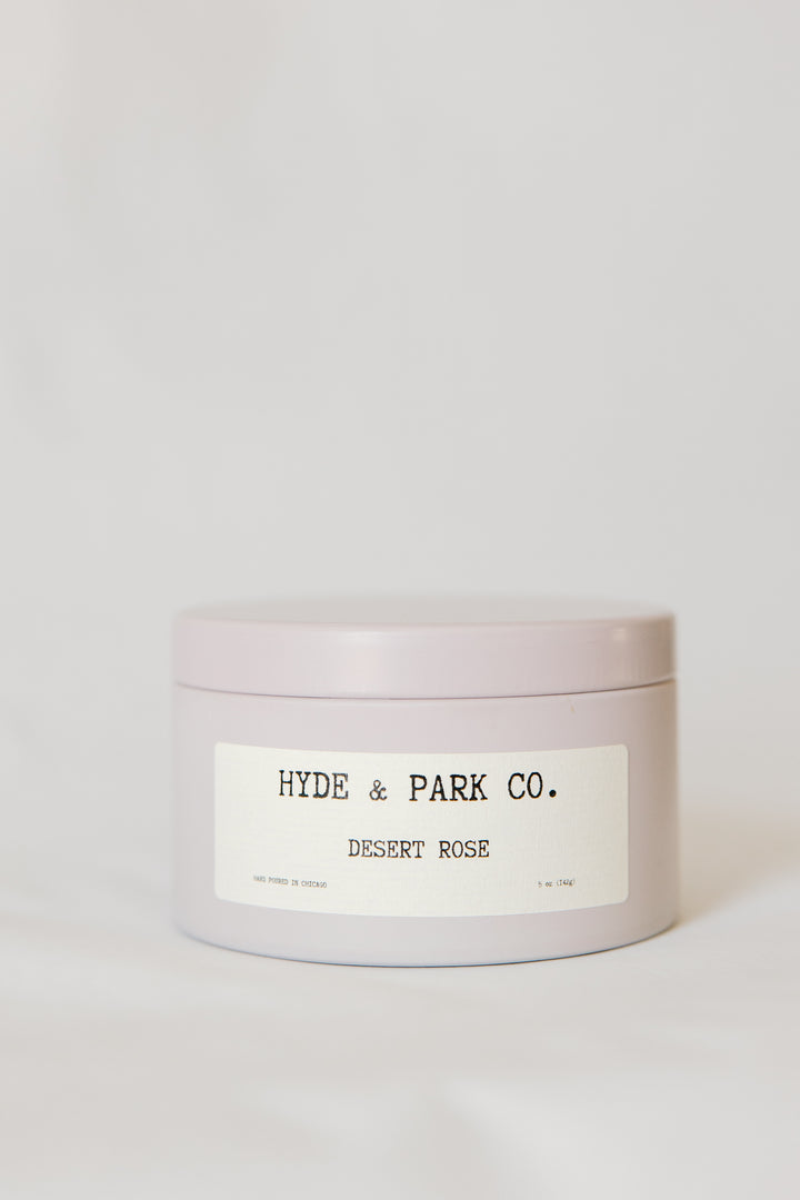 Hyde & Park Co. | Desert Rose Double Wick Candle (5oz)