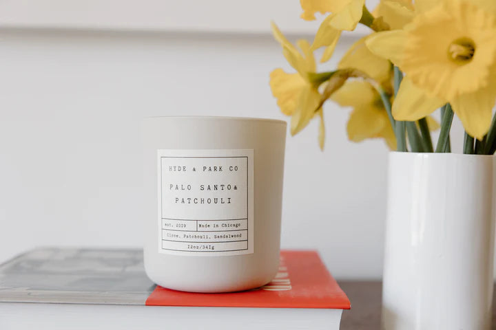Hyde & Park Co. | Palo Santo & Patchouli Double Wick Candle (9oz)