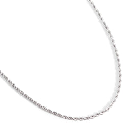 Mashallah | Silver Rope Chain Necklace