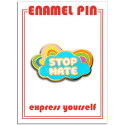 Stop Hate Pin