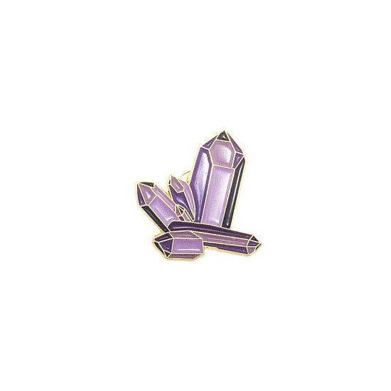 Amethyst Enamel Pin