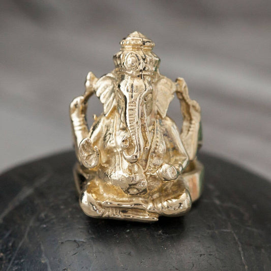 BR020| Brass Ganesh Ring