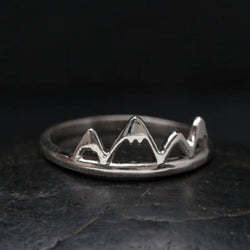 SR065-5| Sterling Silver Mountain Ring