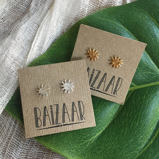 Baizaar | Sunburst Stud Earrings