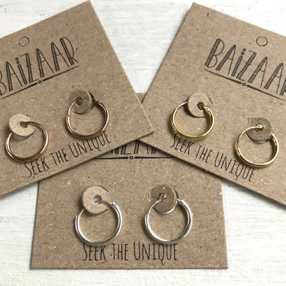 Baizaar | Tiny Hoop Earrings