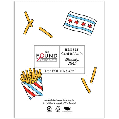 The Found | Chicago Style Hot Dog Blank Cards (8 Pack)