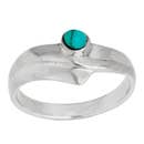 Go With the Flow Sterling Turquoise Ring