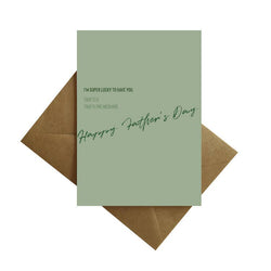 Super Lucky- Father's Day Card