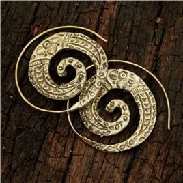 Brass Curved Spiral ER