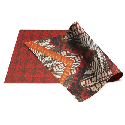 FOLKUS Double-Sided Stone Gift Wrapping Paper
