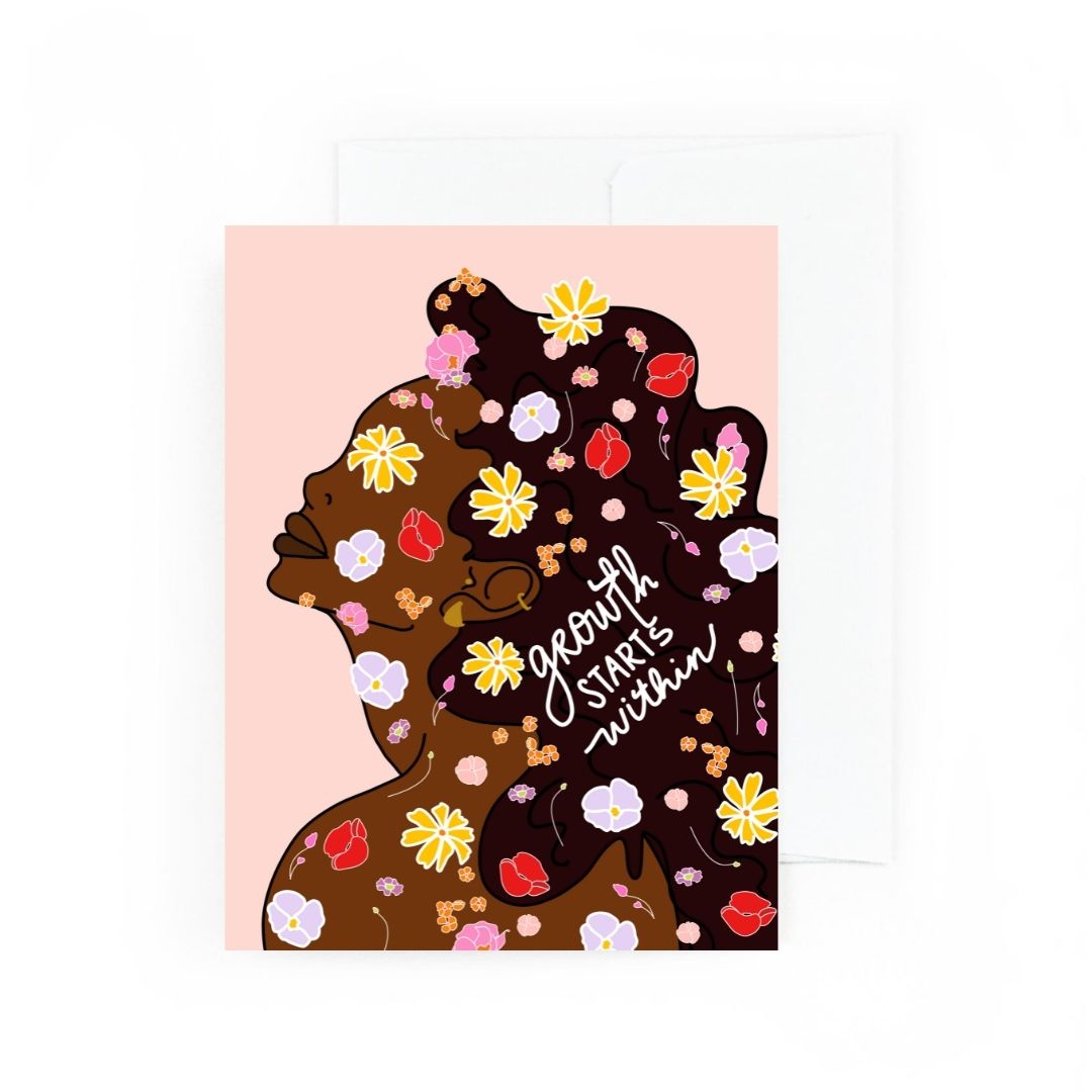 Growth Starts Within | Greeting Card