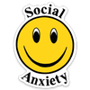 Social Anxiety Sticker