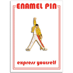 Yellow Suit Freddie Mercury Pin