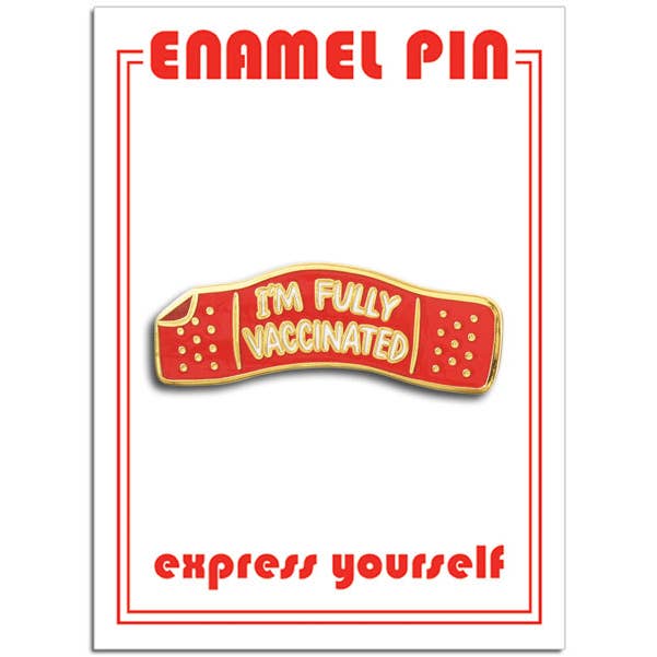 Vaccine Bandaid Pin