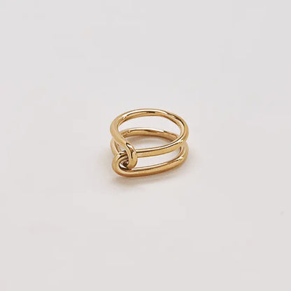 Admiral Row | Double Knot Ring - Gold