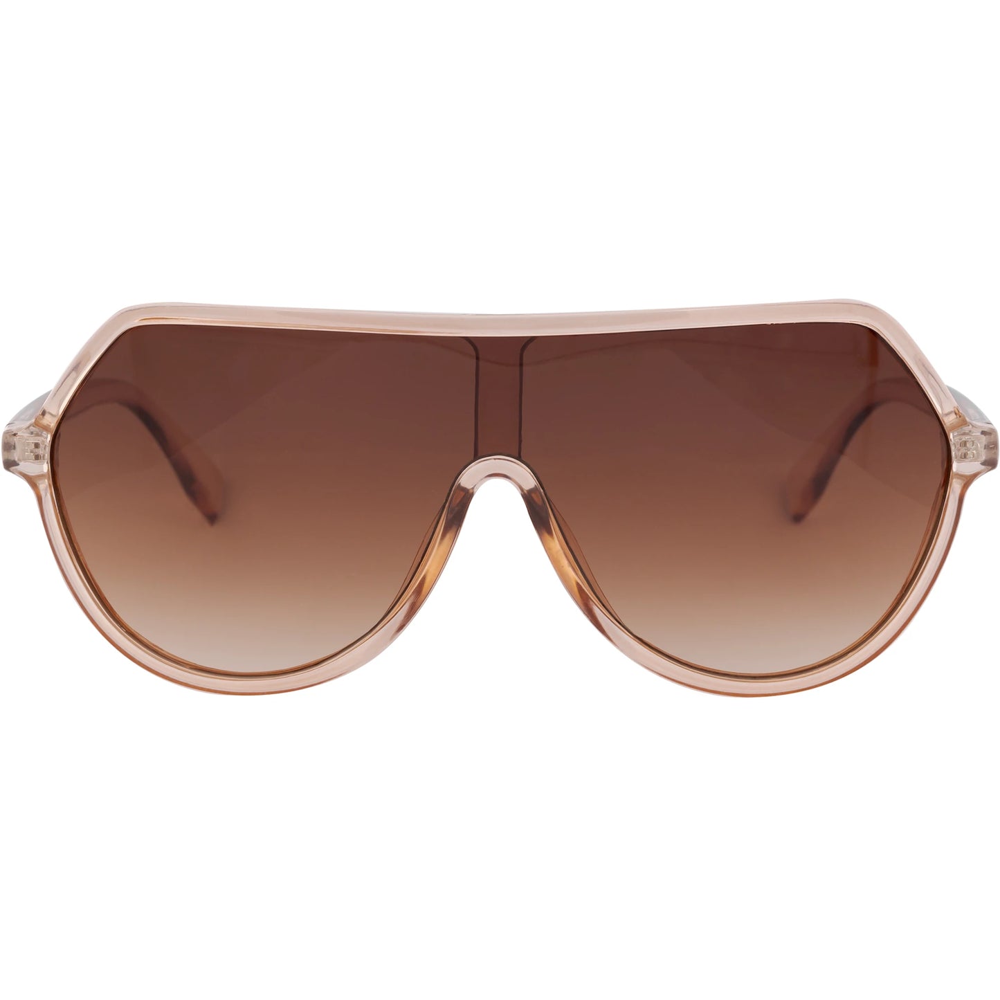 Oversize Retro Flat Top Aviator Fashion Sunglasses