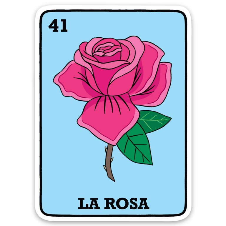La Rosa Die Cut Sticker