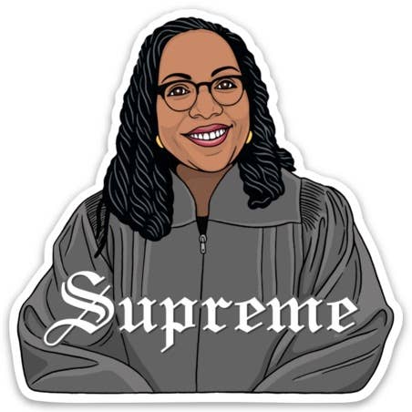 Ketanji Brown Jackson Supreme Die Cut Sticker