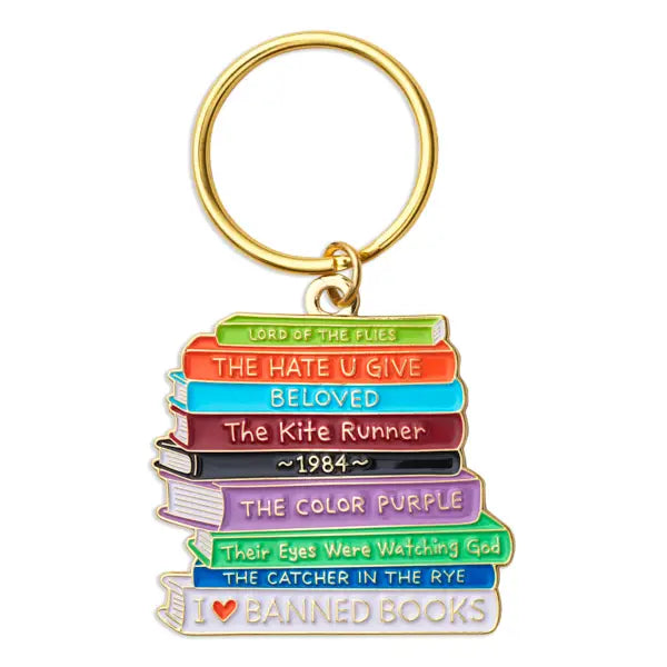 The Found | Banned Books Key Chain