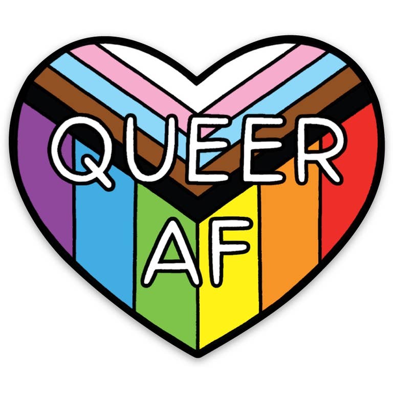 Queer AF Die Cut Sticker