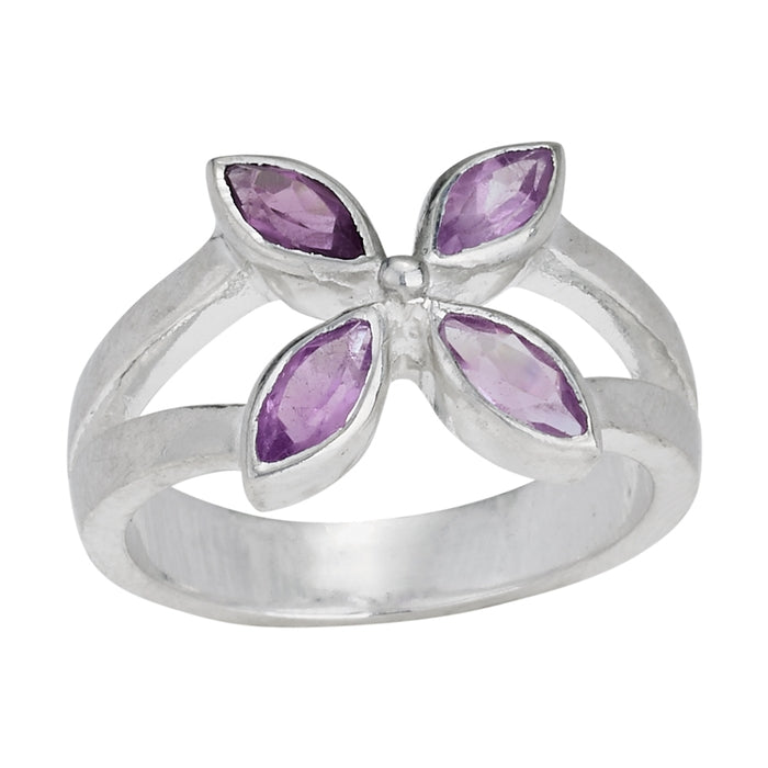 Lilac Sterling Silver Amethyst Ring