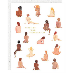 Birthday Suit Card