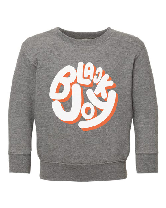 Silverroom | Black Joy Toddler Crewneck Sweatshirt