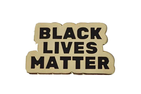 Black Lives Matter GOLD Pin