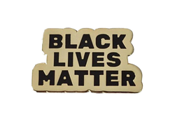 Black Lives Matter GOLD Pin