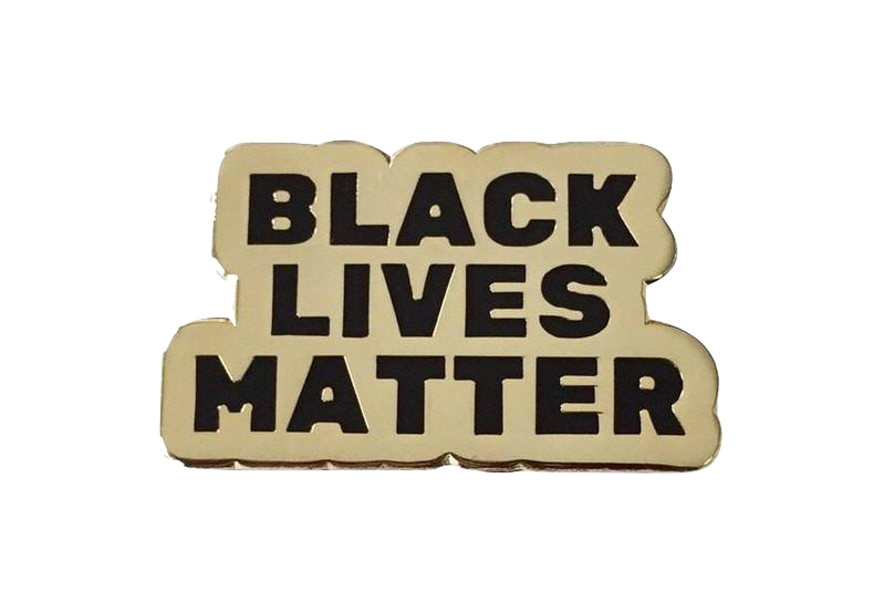 Black Lives Matter GOLD Pin