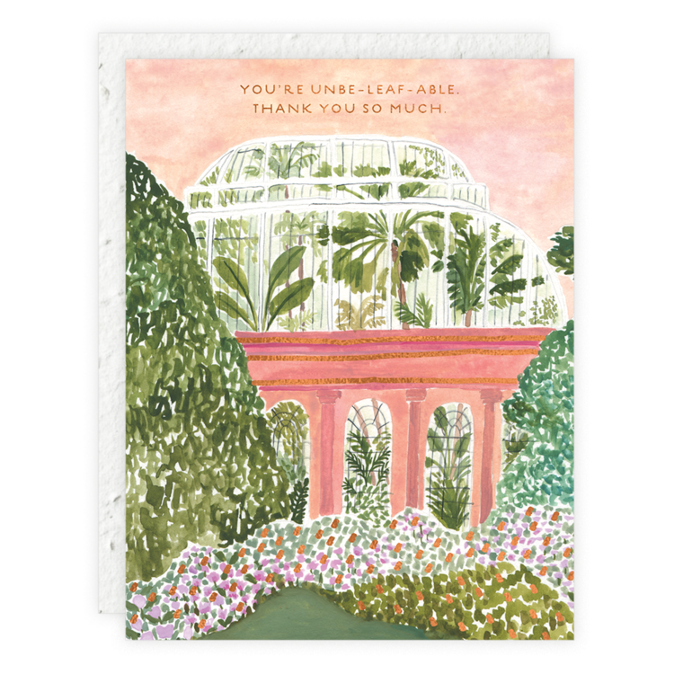 Palm House (You're unbe-leaf-able) Card