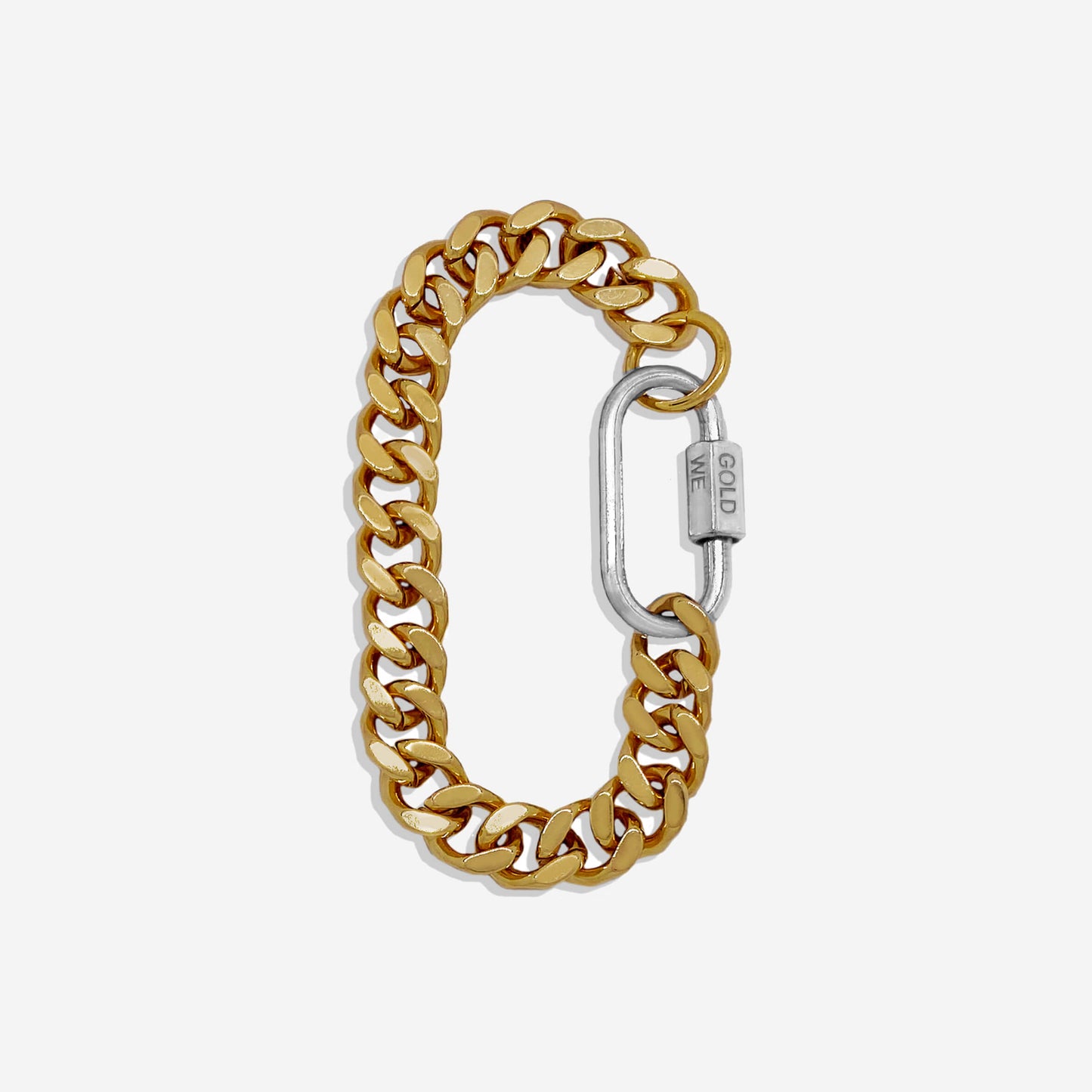 IN GOLD WE TRUST| Unisex Bracelet - Cuban BRASS Chain